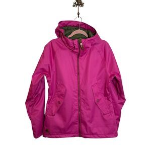 Burton Logan DryRide Ski Snowboard Jacket Size L Tart Pink‎ Hooded Insulated